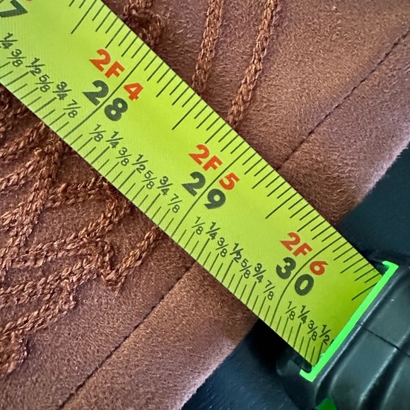 Chico’s Faux Suede Terracotta Embroidered Bohemian Ruana - Picture 8 of 8